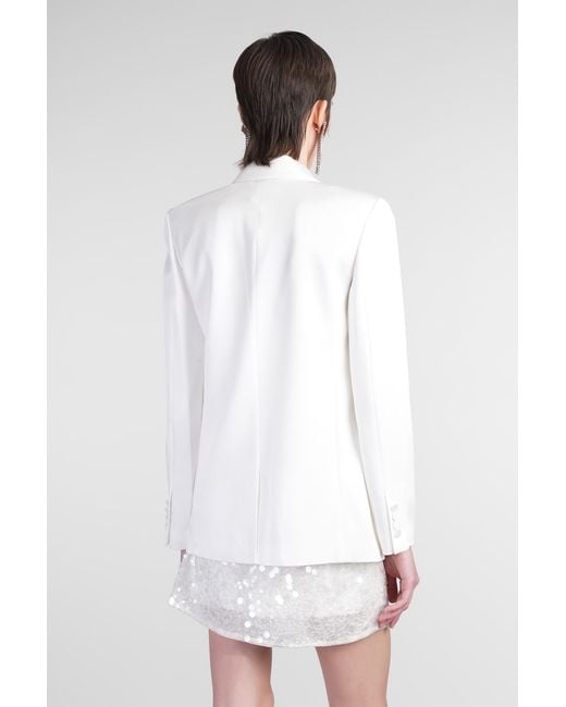 Blazer Norah in acetato Bianco di Jonathan Simkhai in White