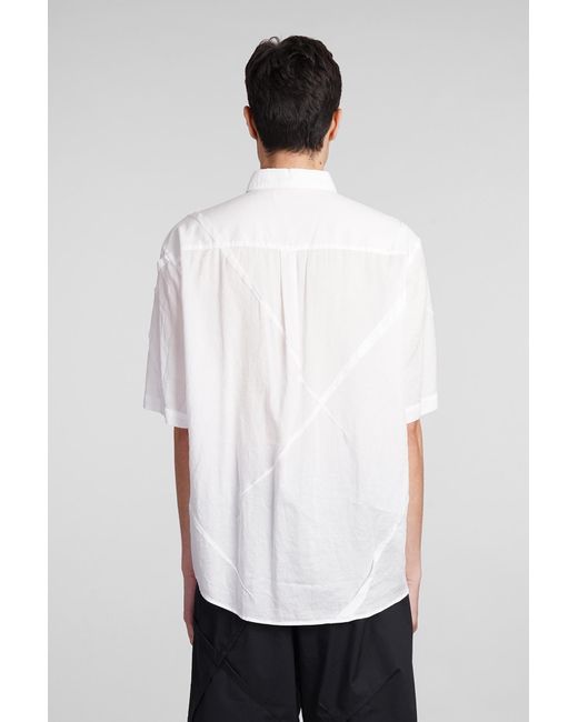 Camicia in Cotone Bianco di Undercover in White da Uomo
