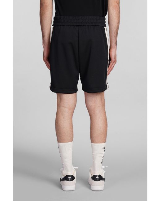 Palm Angels Shorts In Black Polyester for men