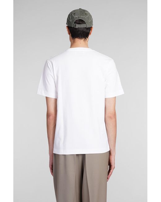 Etudes Studio T-shirt In White Cotton for men