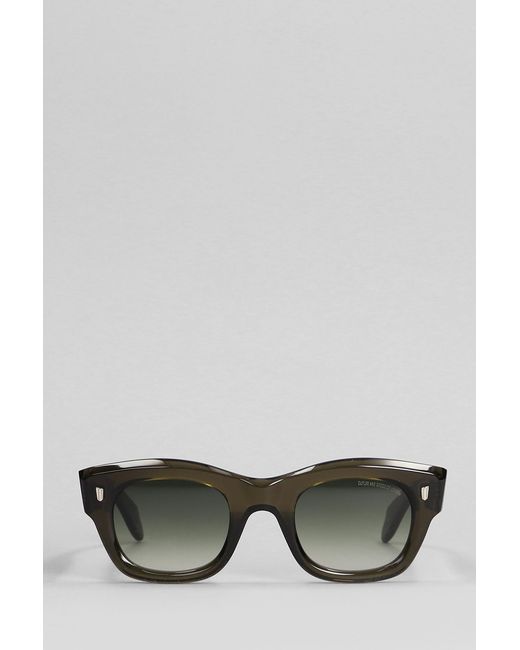 Cutler & Gross Gray 9261 Sunglasses In Green Acetate