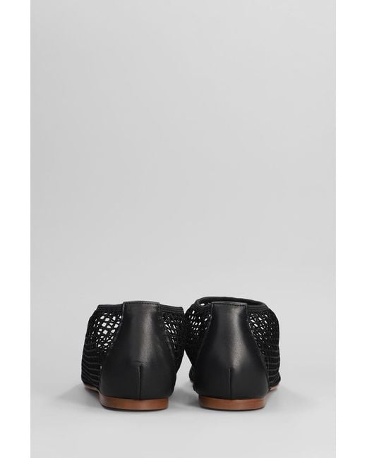 Ballerine in Pelle Nera di Fabio Rusconi in Gray