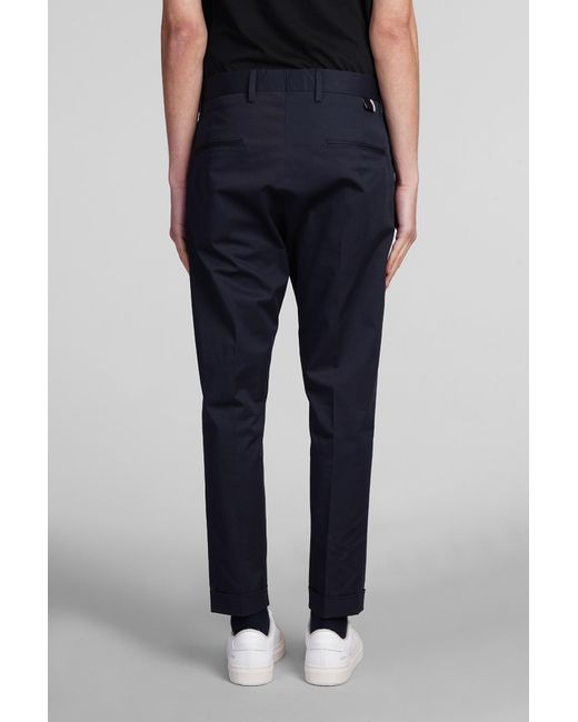 Pantalone Cooper t1.7 in Cotone Blu di Low Brand in Blue da Uomo