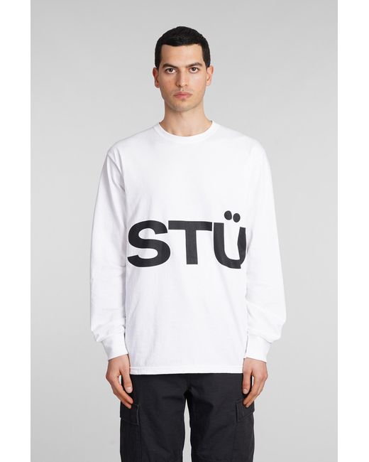 Stussy T-shirt In White Cotton for men