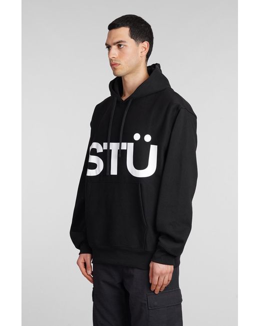 Stussy Sweatshirt In Black Cotton for men