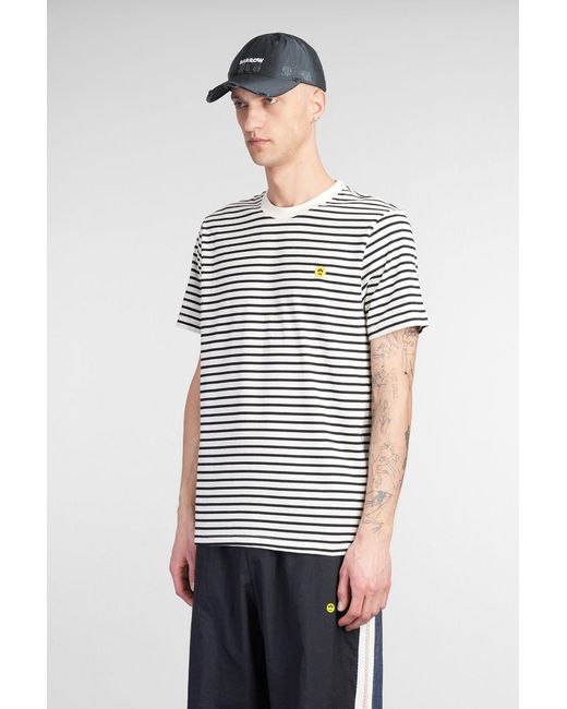 T-Shirt in Cotone Beige di Barrow in White da Uomo
