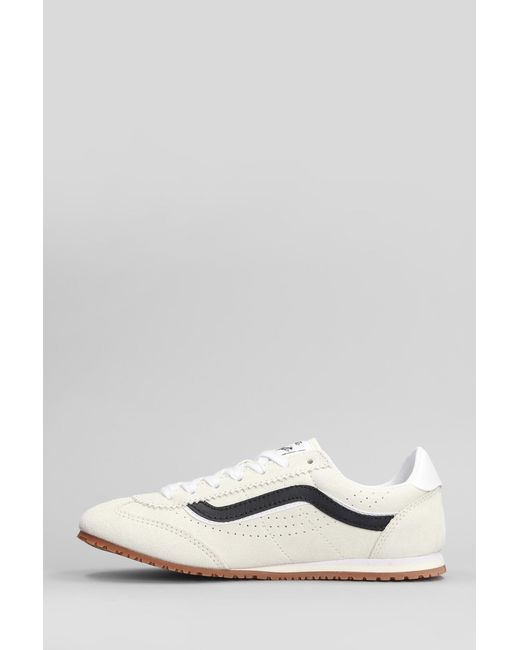 Vans White Super Lowpro Sneakers