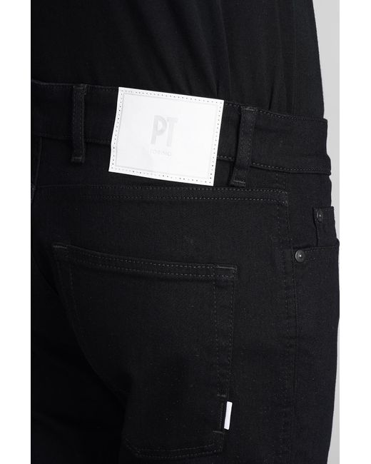 PT Torino Jeans In Black Cotton for men