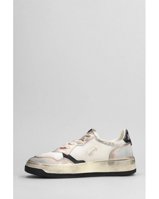 Autry White Sup Vint Low Sneakers