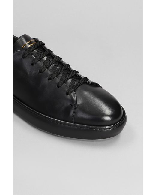 Officine Creative Black Covered 001 Sneakers for men