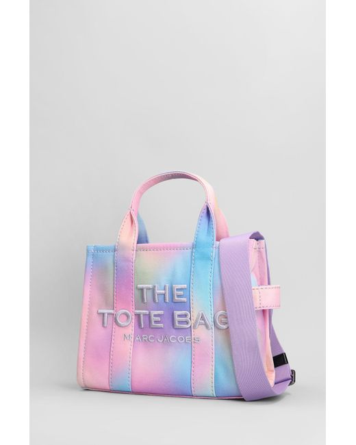 Marc Jacobs Pink The Small Tote Tote In Multicolor Cotton