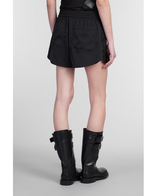 Shorts in Poliestere Nera di Helmut Lang in Black