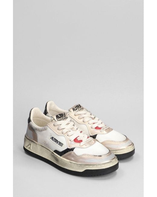 Autry White Sup Vint Low Sneakers