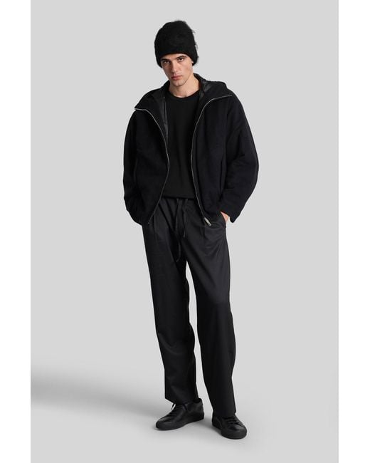 Attachment Pants In Black Polyester for men