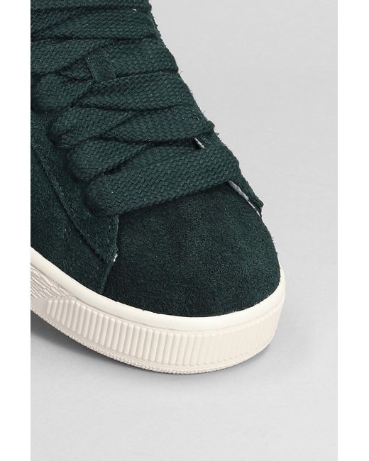 PUMA Suede Xl Sneakers In Green Suede for men
