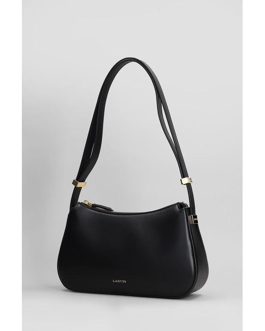 Borsa a spalla Concerto in Pelle Nera di Lanvin in Black