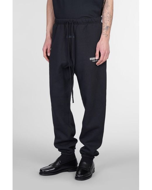 Pantalone in Cotone Nero di Fear Of God in Blue da Uomo