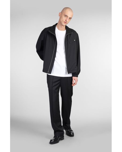 Giacca Casual in Lana Nera di Helmut Lang in Gray da Uomo