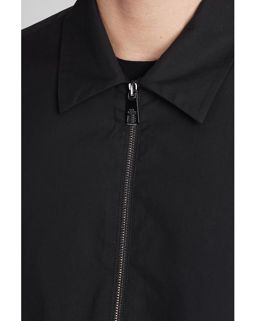 Camicia in Cotone Nero di Neil Barrett in Black da Uomo
