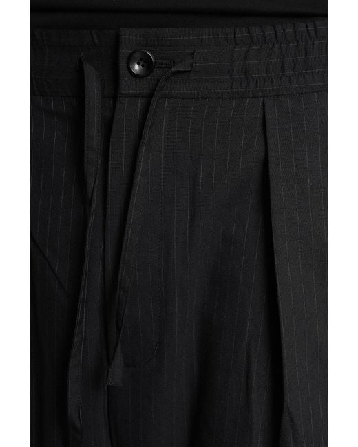 Attachment Pants In Black Polyester for men