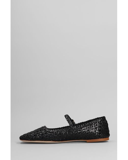 Ballerine in Pelle Nera di Fabio Rusconi in Gray