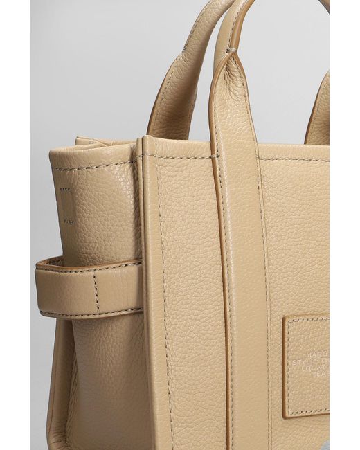 Marc Jacobs Natural The Small Tote Tote In Camel Leather