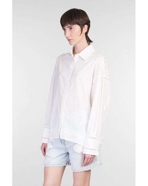 Camicia Imai in Cotone Bianco di IRO in White