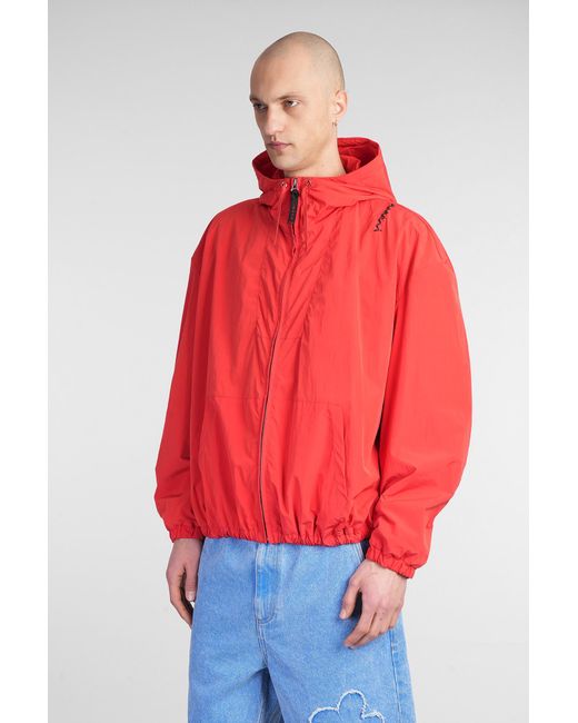 Giacca Casual in Poliestere Rossa di Marni in Red da Uomo
