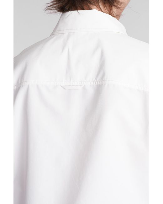 Camicia Ryett in Cotone Bianco di Jonathan Simkhai in White