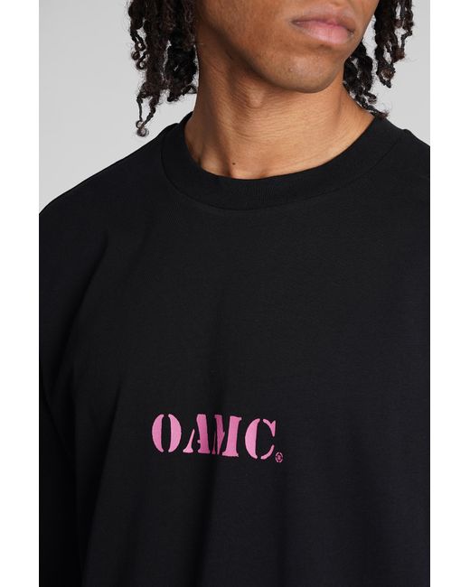 T-Shirt in Cotone Nero di OAMC in Black da Uomo