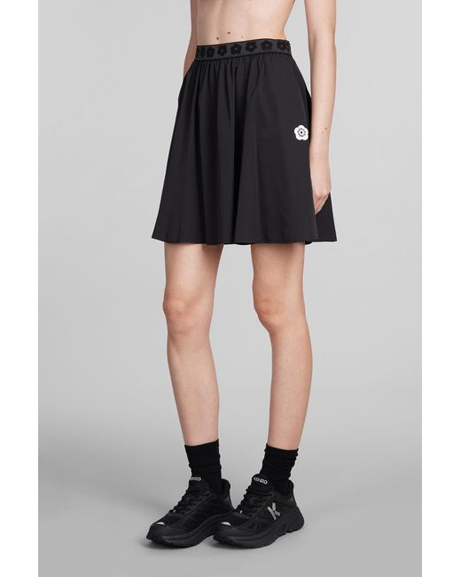 KENZO Skirt In Black Polyester