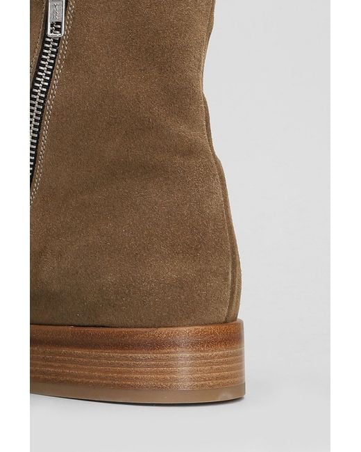 Common Projects Brown Zipped Boot Ankle Boots for men