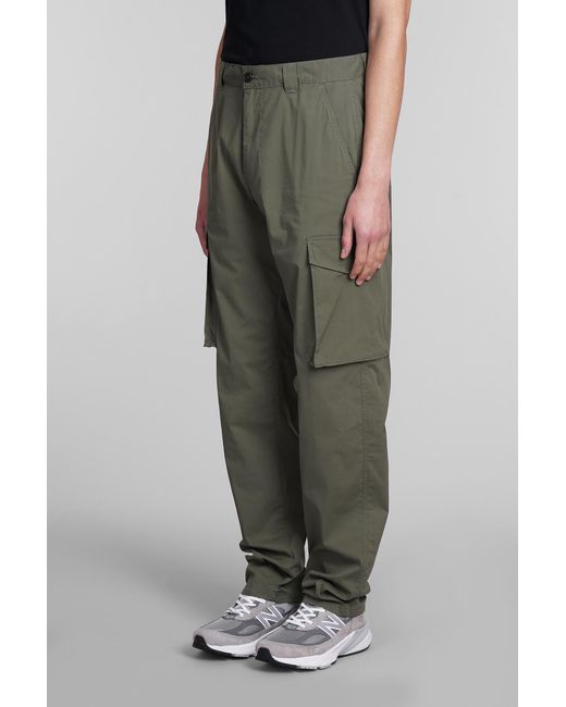 Pantalone Pantalone Fieldpant in Cotone Verde di Aspesi in Green da Uomo