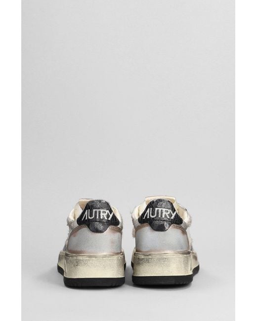 Autry White Sup Vint Low Sneakers