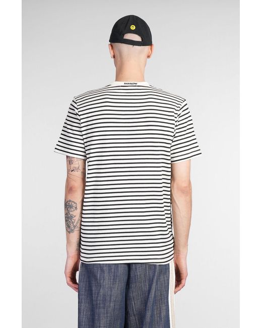 T-Shirt in Cotone Beige di Barrow in White da Uomo