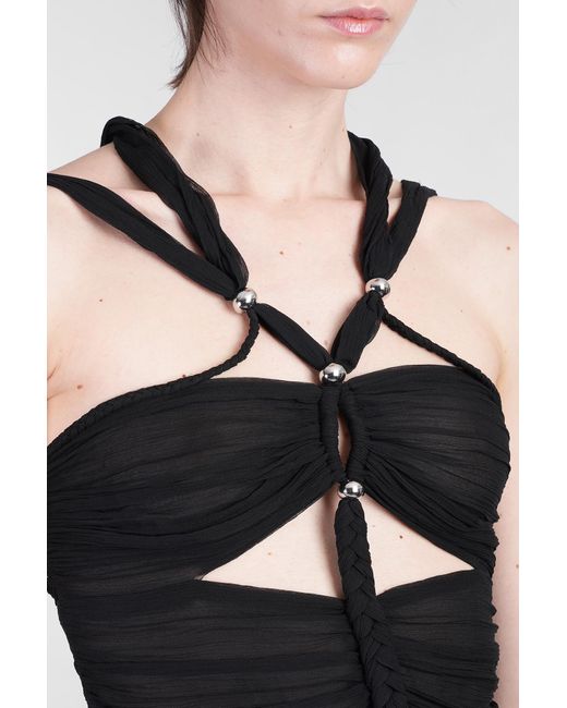 Topwear Revon in Seta Nera di Isabel Marant in Black