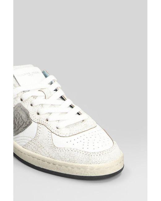 Philippe Model White Pgal Low Sneakers