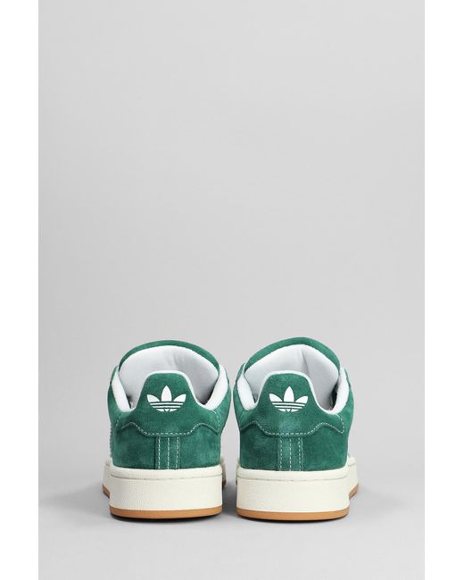 Adidas Campus 00s Sneakers In Green Suede