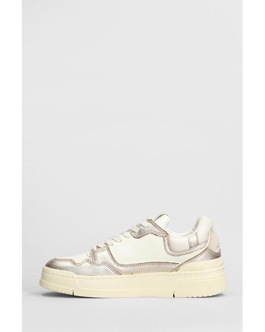 Sneakers Clc Low in Pelle Bianca di Autry in White