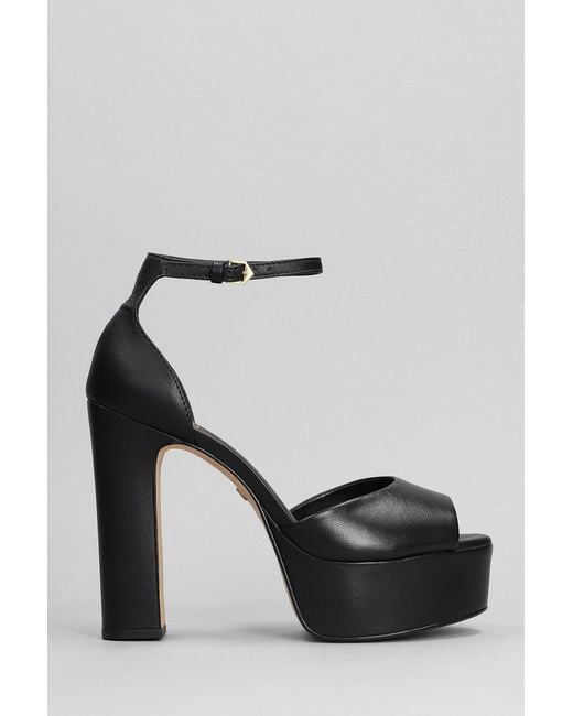 Carrano Sandals In Black Leather
