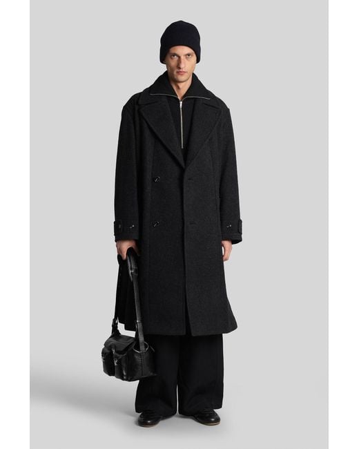 In Lana Nera di Lemaire in Black da Uomo