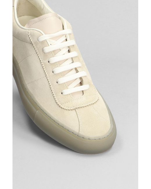 Sneakers Tennis 70 in Camoscio Beige di Common Projects in Natural