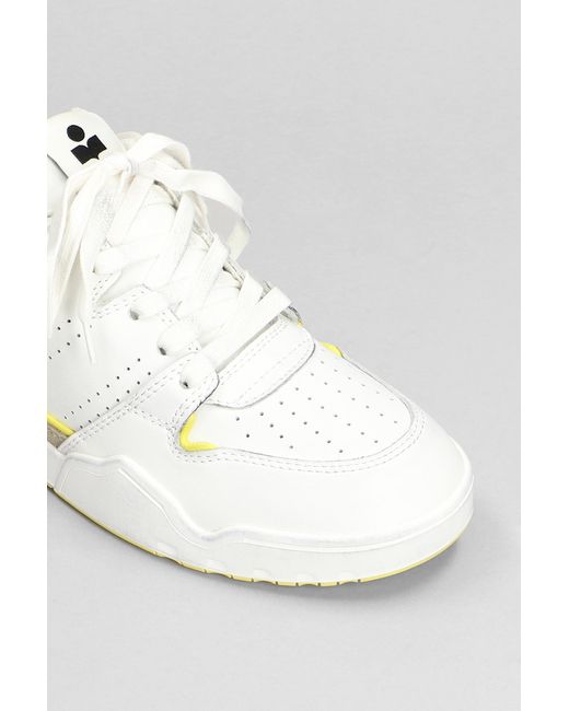 Sneakers con inserti emree di Isabel Marant in White