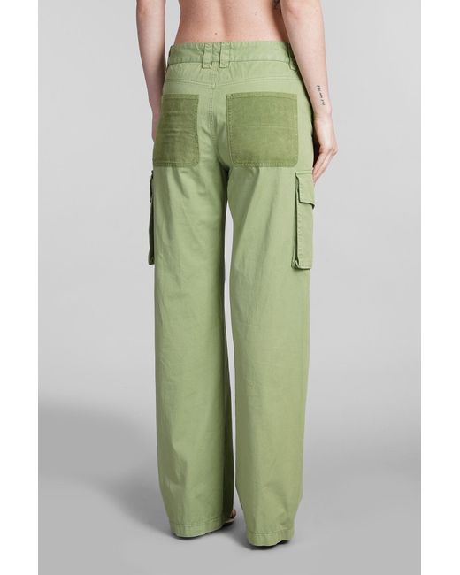 Pantalone in Cotone Verde di Stella McCartney in Green