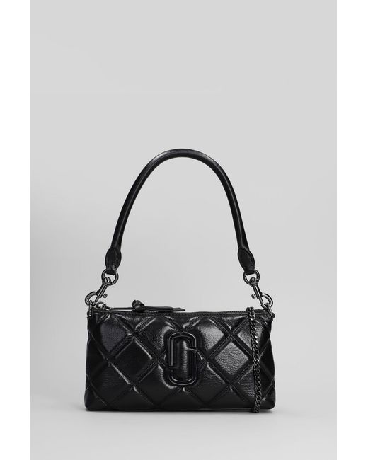 Marc Jacobs The Pochette Shoulder Bag In Black Leather