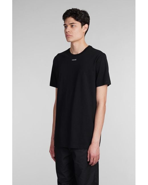 T-Shirt in Cotone Nero di Maharishi in Black da Uomo