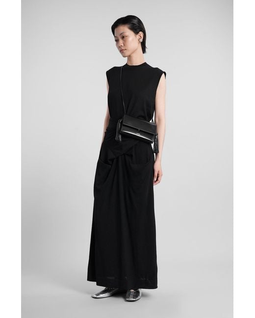 Jil Sander Black Long Dress