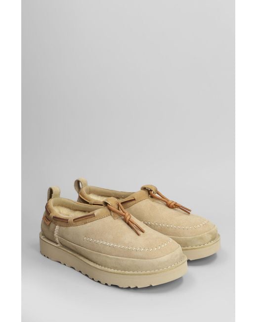 Mocassini Tasman Crafted in Camoscio Beige di Ugg in Natural