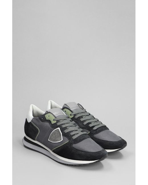 Philippe Model Gray Trpx Low Sneakers for men