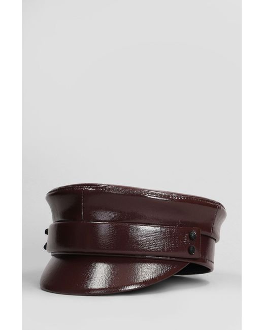 Cappello in Poliestere Bordeaux di Ruslan Baginskiy in Brown
